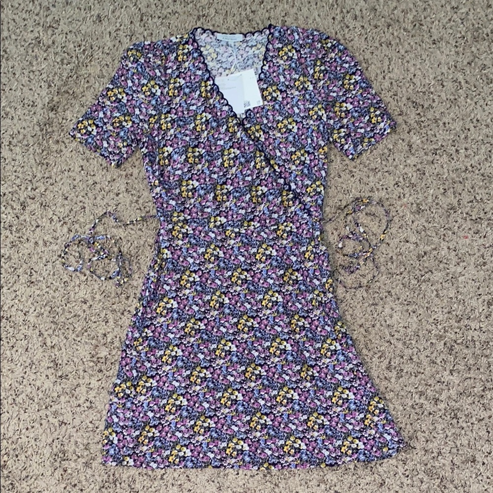 Paris Atelier & Other Stories wrap tie dress- NWT